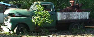 1949 Chevy Green Pickup For Sale